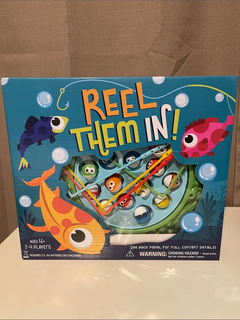 Reel Them In! Magnetic Fishing Game - Blue